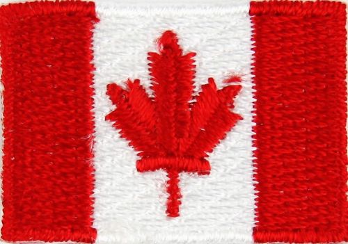 Kanada Flaggenpatch 2x3cm von Yantec