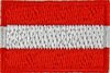 Österreich Flaggenpatch 2x3cm von Yantec
