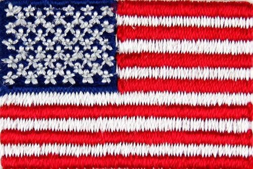USA Flaggenpatch 2x3cm von Yantec