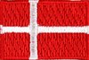 Dänemark Flaggenpatch 2x3cm von Yantec
