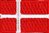 Dänemark Flaggenpatch 2x3cm von Yantec