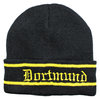 Dortmund Strickmütze mit dünnem Schriftzug