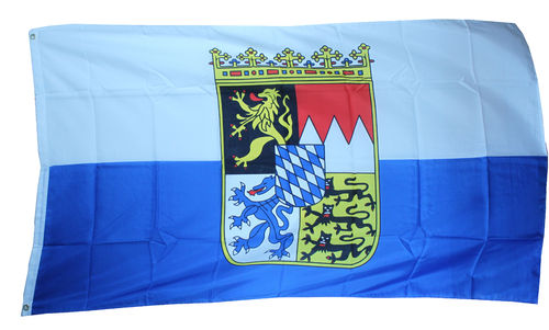 Bayern mit Wappen "Blau Weis" Flagge 90*150 cm
