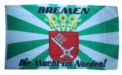 Bremen "Die Macht im Norden" Flagge 90*150 cm