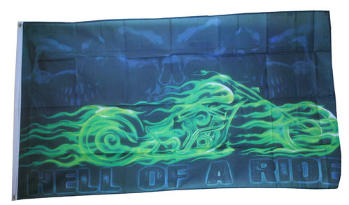 Pirat Hell of a Ride Flagge 90*150 cm