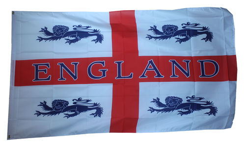 England mit Schrift Flagge 90*150 cm