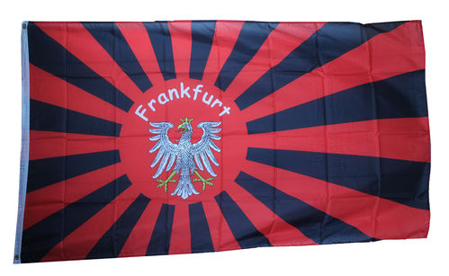 Frankfurt rising Sun Flagge 90*150 cm