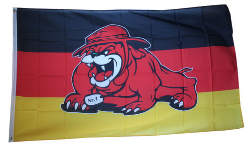 Deutschland 5 Bulldogge Nr.1 Flagge 90*150 cm