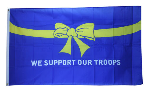 We support our Troops Flagge 90*150 cm