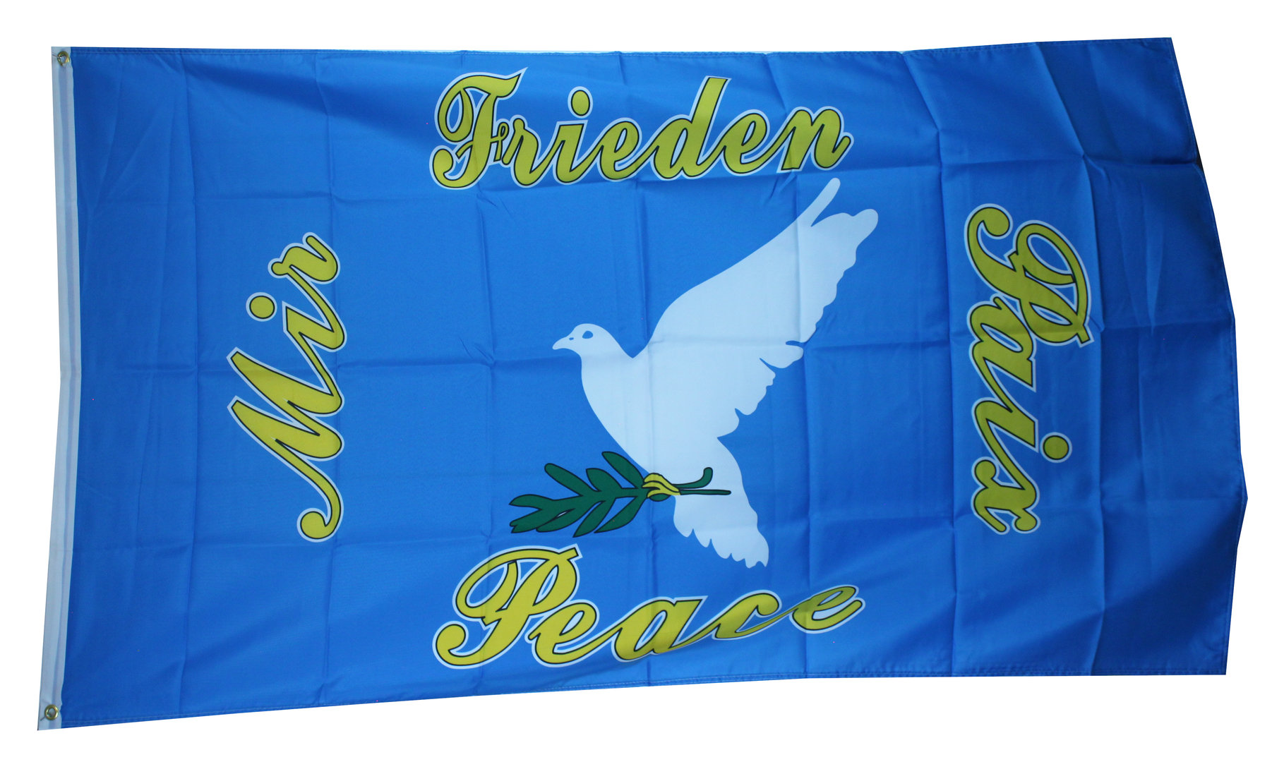 Friedenstaube Frieden Flagge 90*150 cm bestellen und aufhängen