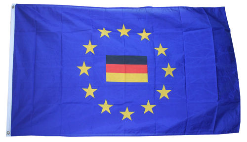 Europa mit Deutschland Flagge 90*150 cm
