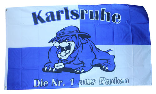 Karlsruhe die Nr.1  Flagge 90*150 cm