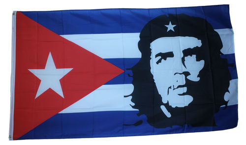 Kuba mit Che Flagge 90*150 cm