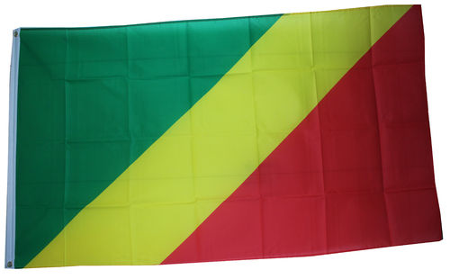 Kongo Republik Flagge 90*150 cm