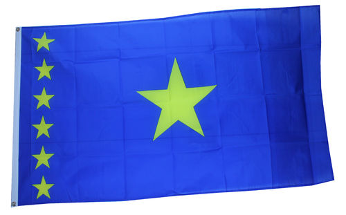 Kongo Kinshasa Flagge 90*150 cm