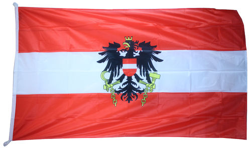 Schiffsflagge Österreich mit Adler 90 * 150 cm