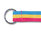 Schlüsselband Pansexuell Rainbow Strap (kurz)