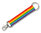 Schlüsselband Regenbogen Rainbow Strap (kurz)