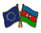 Freundschaftspin Europa - Aserbaidschan