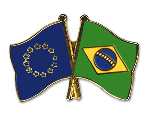 Freundschaftspin Europa - Brasilien
