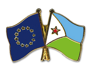 Freundschaftspin Europa - Dschibuti