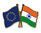 Freundschaftspin Europa - Indien