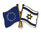 Freundschaftspin Europa - Israel