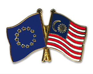 Freundschaftspin Europa - Malaysia