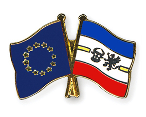 Freundschaftspin Europa - Mecklenburg-Vorpommern