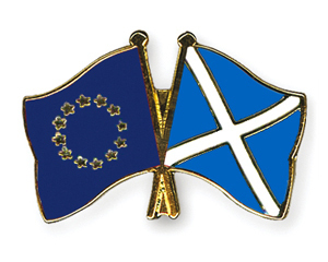 Freundschaftspin Europa - Schottland