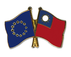 Freundschaftspin Europa - Taiwan